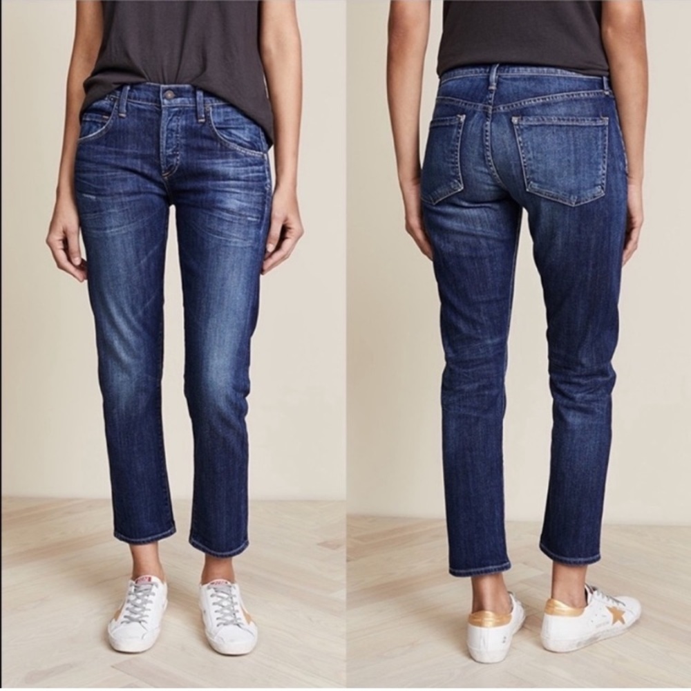 Citizens of Humanity Emerson Slim Boyfriend Jean in Blue Ridge Sz 29